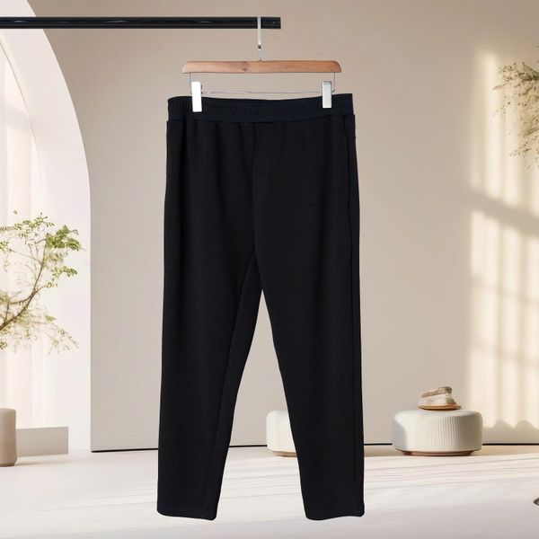 Chi tiết set bộ nỉ thun đen a1 big size nam AKYOO