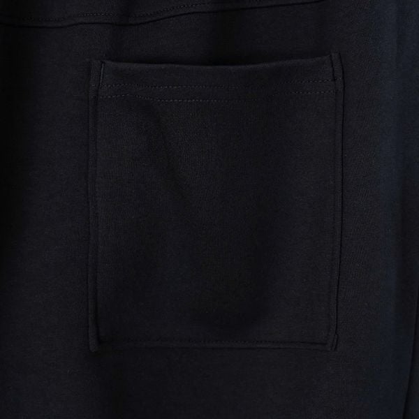 Chi tiết set bộ nỉ thun đen a1 big size nam AKYOO