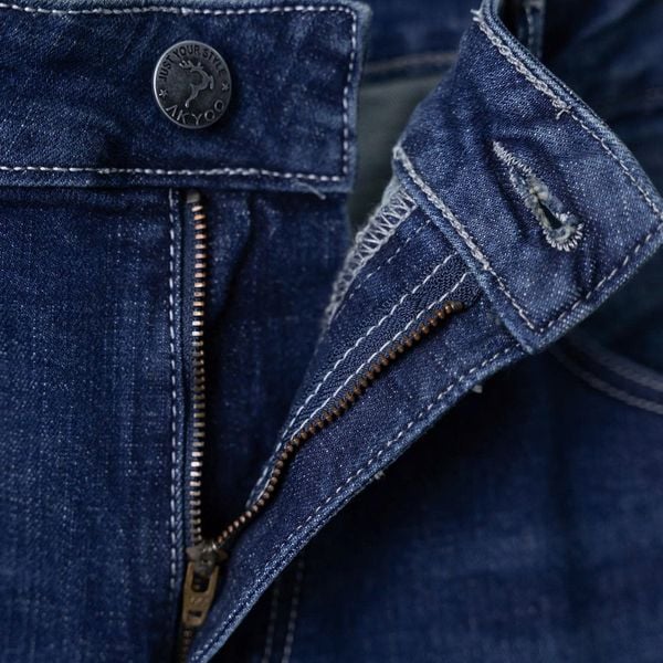 Quần short xanh đậm big size nam AKYOO