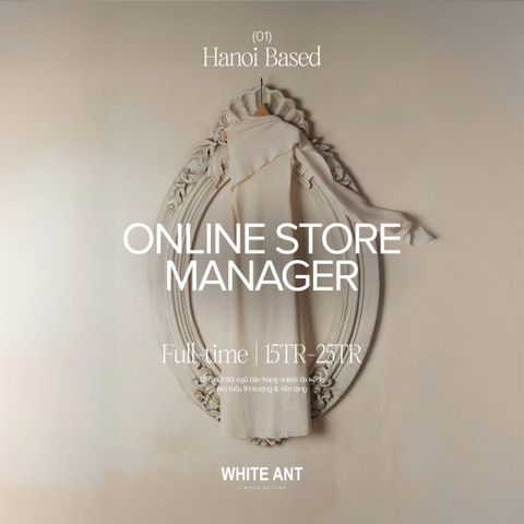 TUYỂN DỤNG I CỬA HÀNG TRƯỞNG HỆ THỐNG ONLINE