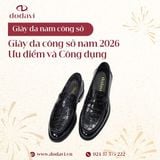 Giày Da Công Sở Nam 2026: Ưu Điểm & Công Dụng Khi Đi Làm