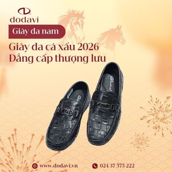Giày Da Cá Sấu 2026: Đẳng Cấp Thượng Lưu – Giá Trị Bền Lâu
