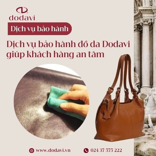 Dịch vụ bảo hành đồ da Dodavi giúp khách hàng an tâm như thế nào?