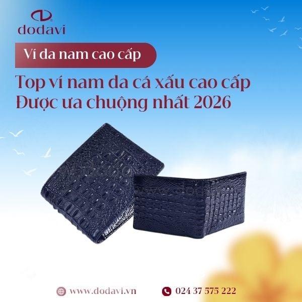 Top Ví Nam Da Cá Sấu Cao Cấp 2026 Được Ưa Chuộng