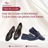 Giày da cá sấu có bền không? 5 cách chọn sản phẩm chất lượng