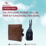 Túi Chéo Nam Da Thật Cao Cấp – Thiết Kế Sang Trọng, Tiện Dụng