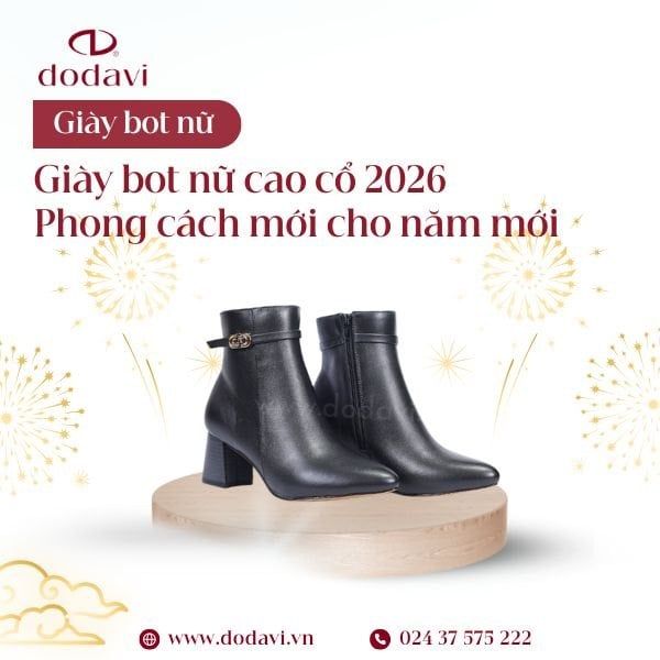 Giày Boot Nữ Cao Cổ 2026 – Phong Cách Mới Cho Năm Mới