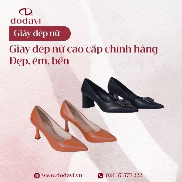 Giày Dép Nữ Cao Cấp Chính Hãng – Đẹp, Êm, Bền | DODAVI