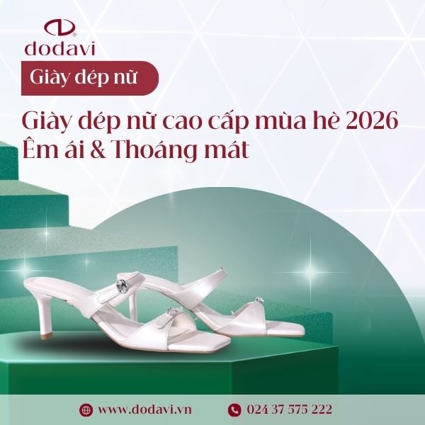 Giày Dép Nữ Cao Cấp Mùa Hè 2026 – Êm Ái & Thoáng Mát