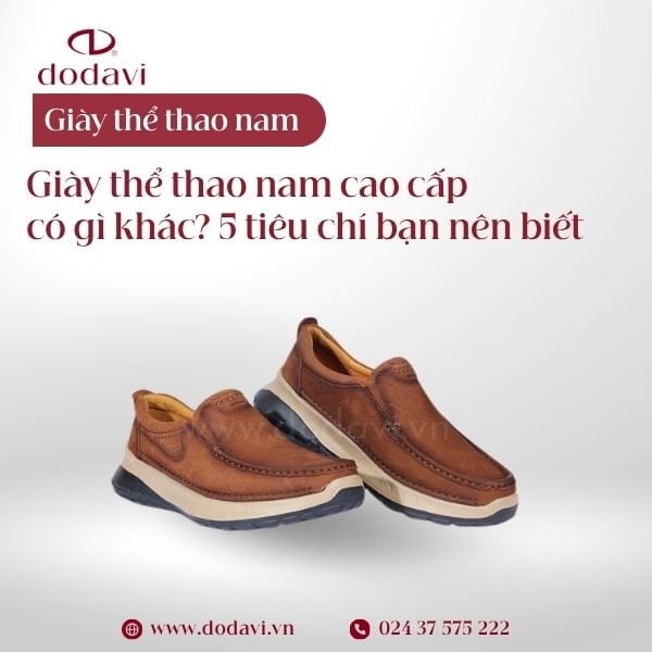 Giày thể thao nam cao cấp có gì khác? 5 tiêu chí bạn nên biết