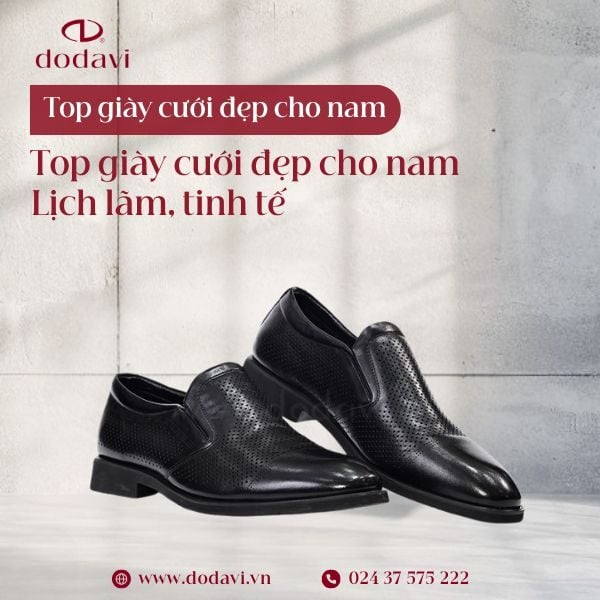 Top giày cưới đẹp cho nam – Lịch lãm, tinh tế
