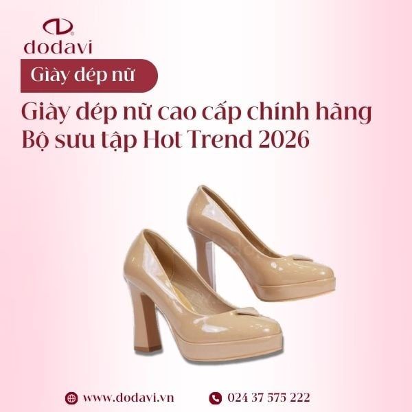 Giày Dép Nữ Cao Cấp Chính Hãng – Bộ Sưu Tập Hot Trend 2026