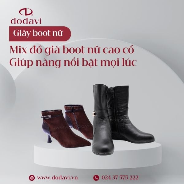 Bí Quyết Mix Đồ Với Giày Boot Nữ Cao Cổ Giúp Nàng Nổi Bật Mọi Lúc Mọi Nơi