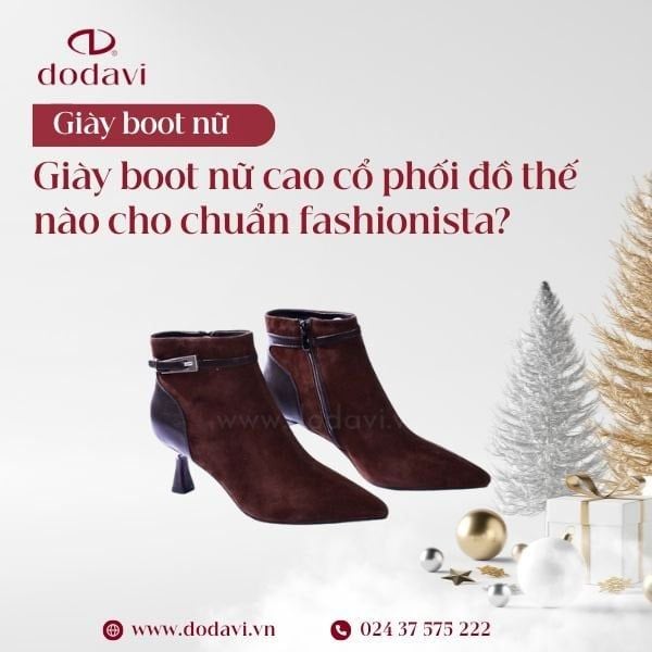 Giày boot nữ cao cổ phối đồ thế nào cho chuẩn fashionista?