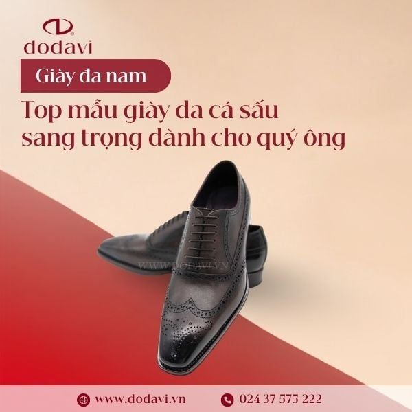 Top mẫu giày da cá sấu sang trọng dành cho quý ông thành đạt