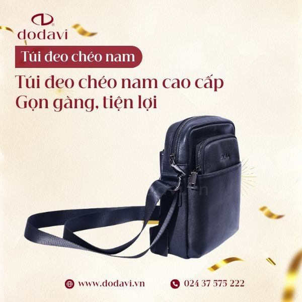 Túi Chéo Nam Cao Cấp 2026 – Gọn Gàng, Thời Trang, Tiện Lợi