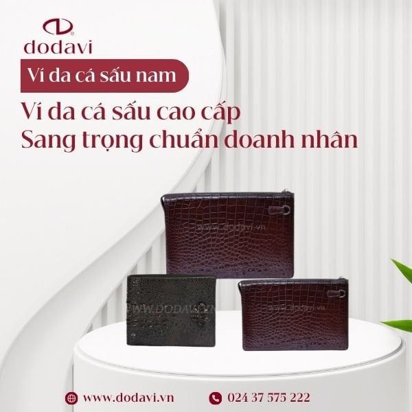 Ví Da Cá Sấu Cao Cấp – Sang Trọng Chuẩn Doanh Nhân