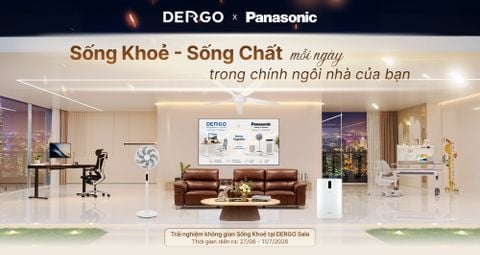 DERGO - Không gian Sống Khoẻ - [DERGO x Panasonic] Đồng hành kiến tạo không gian sống khỏe toàn diện với giải pháp công thái học và không khí lành