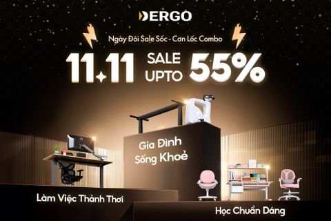 DERGO - Không gian Sống Khoẻ - NGÀY ĐÔI SALE SỐC 11.11