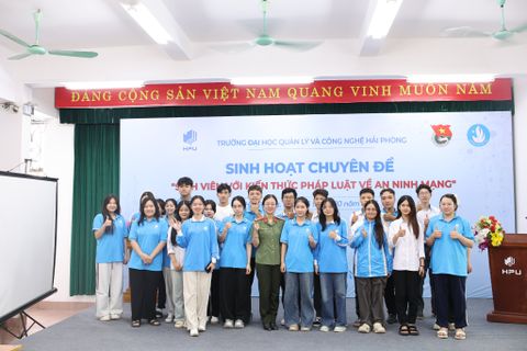 Chuyên đề “Sinh viên với Kiến thức Pháp luật về An ninh mạng” – Nâng cao nhận thức cho Sinh viên HPU