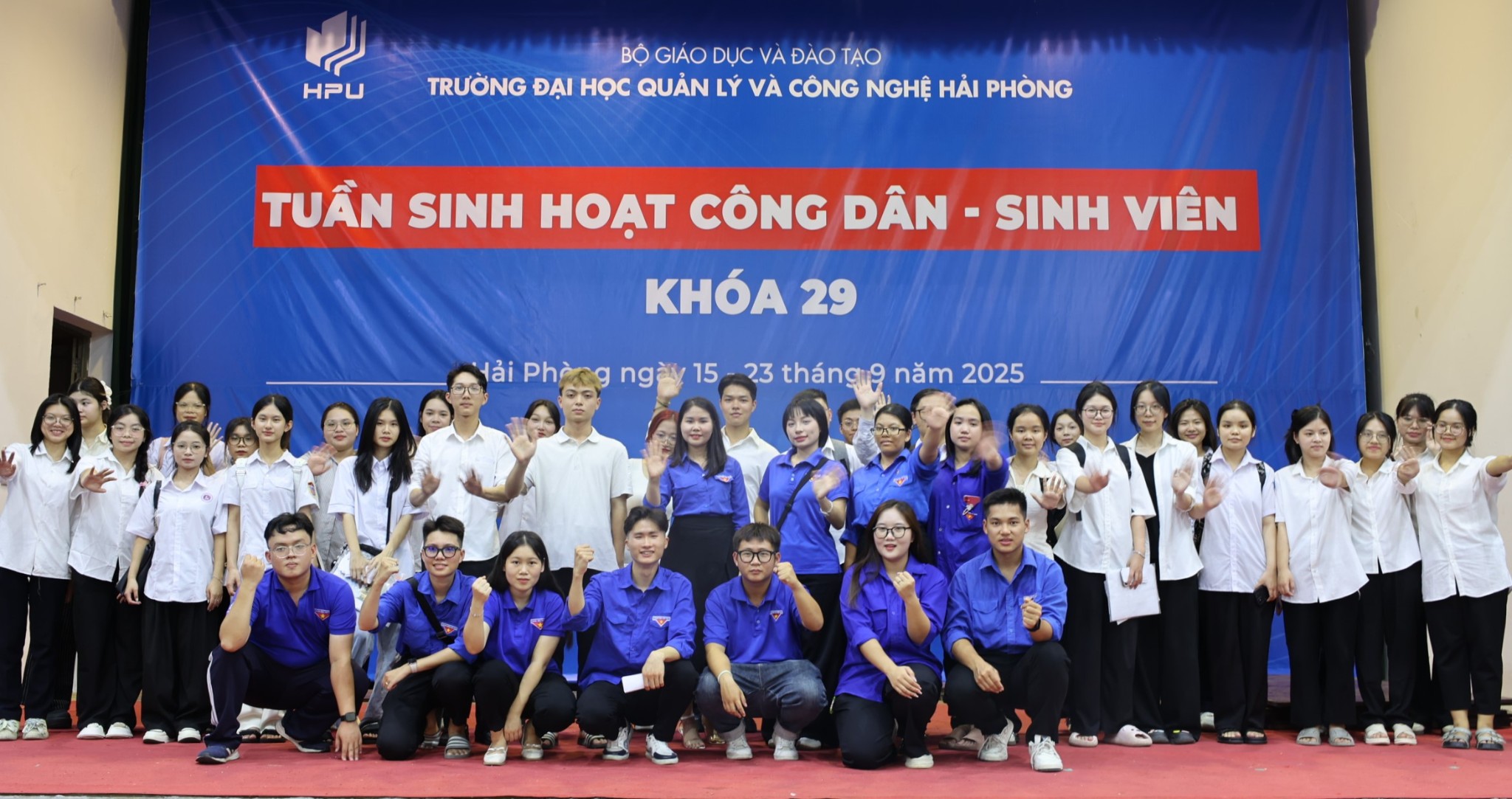 Tuần sinh hoạt công dân – sinh viên K29: Hành trang tri thức, trải nghiệm và gắn kết tại HPU