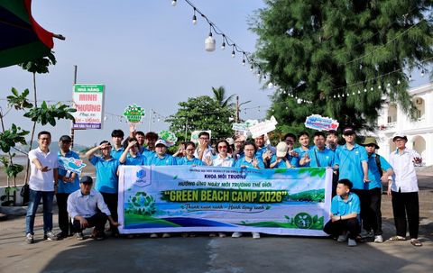 Sinh viên Khoa Môi trường hưởng ứng ngày Môi trường thế giới 2026 - Lan tỏa Tinh thần Sống Xanh từ những hành động nhỏ