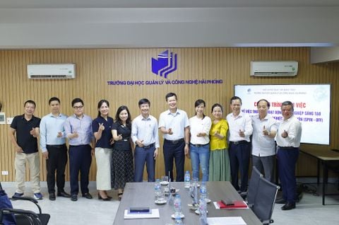 Sở Khoa học và Công nghệ Hải Phòng làm việc với HPU: Hành trình đưa SCEI trở thành mắt xích vững chắc trong hệ sinh thái khởi nghiệp sáng tạo của thành phố
