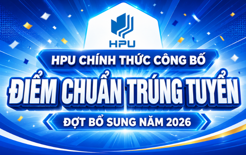 Thông báo Điểm trúng tuyển đại học chính quy Đợt bổ sung Ngành Ngôn ngữ Anh và Kỹ thuật môi trường năm 2026
