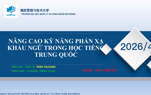 Trọn vẹn một buổi tối “lột xác” kỹ năng phản xạ tiếng Trung với workshop chuyên đề 2 cùng diễn giả Thạc sĩ Trần Thị Dung