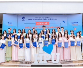 Khóa luận tốt nghiệp sinh viên ngành Luật - Trường Đại học Quản lý và Công nghệ Hải Phòng Khẳng định bản lĩnh pháp lý, kiến tạo tư duy công bằng và trách nhiệm xã hội
