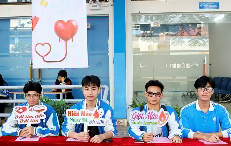 Ngày hội Hiến máu tình nguyện HPU, đợt 1 năm 2026: Lan tỏa yêu thương – Trao đi sự sống