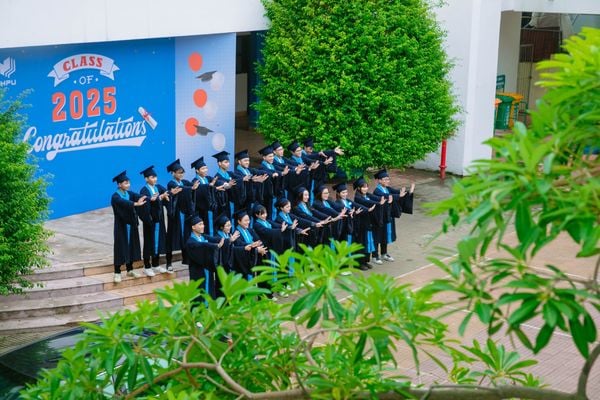 Sinh viên HPU trong lễ tốt nghiệp