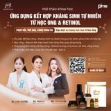 Hội thảo khoa học 08/4/2026: Ứng dụng kết hợp kháng sinh tự nhiên từ Nọc Ong và Retinol trong Phục hồi - Trẻ hóa - Căng bóng da | Cập nhật xu hướng làm đẹp từ Nọc Ong