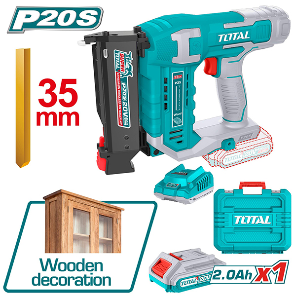 Máy bắn ghim dùng pin Total TCBNLI3606