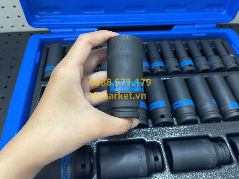 Cận cảnh các đầu tuýp đen 6 góc chịu lực