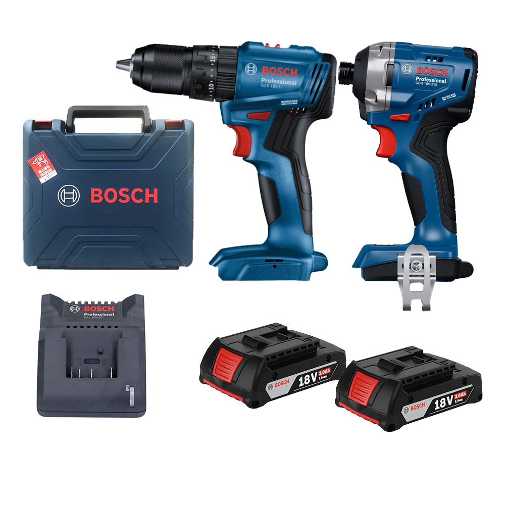 Combo Máy Khoan Động Lực và Máy Vặn Vít Bosch 18V