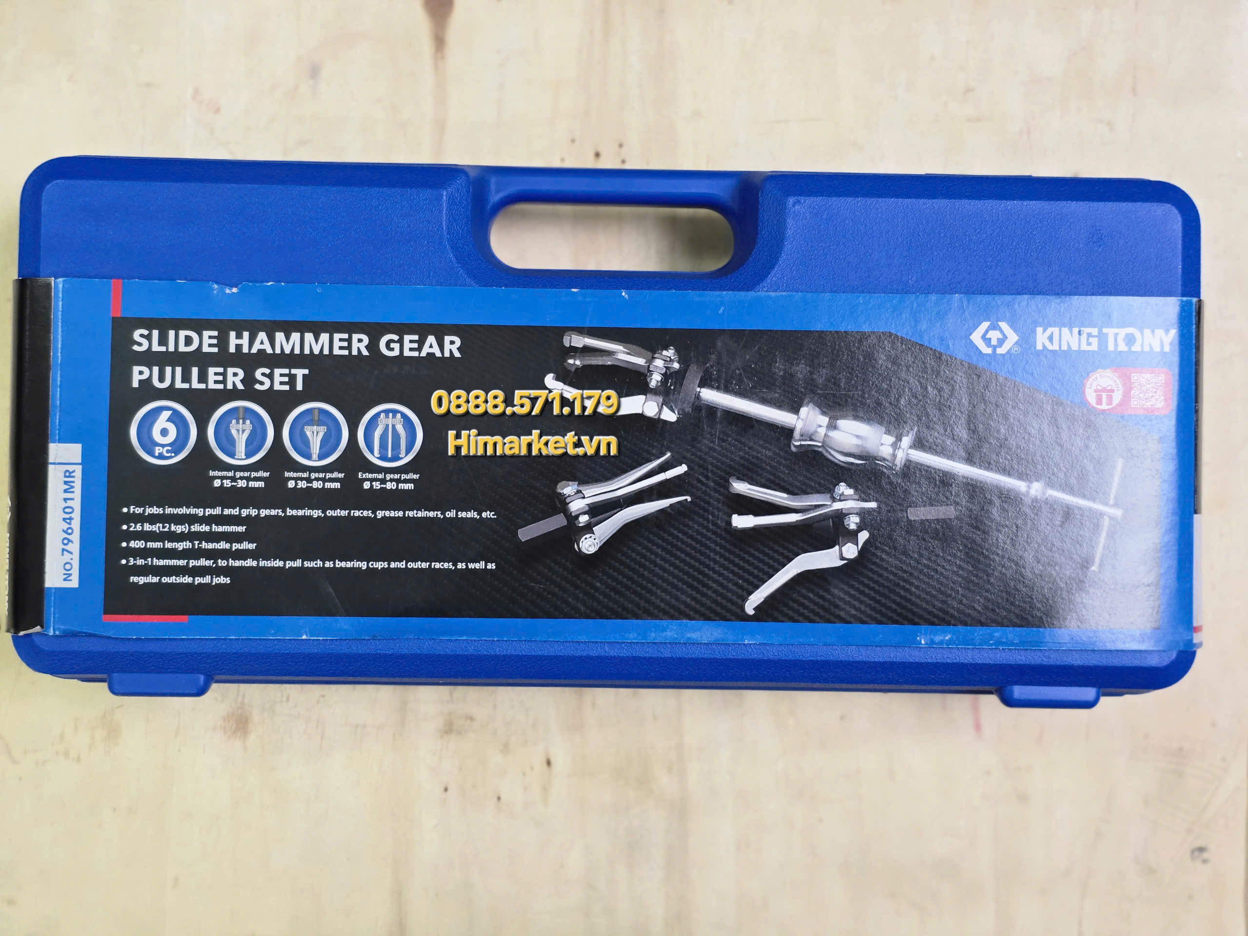 Bộ cảo giật bạc đạn Kingtony 796401MR