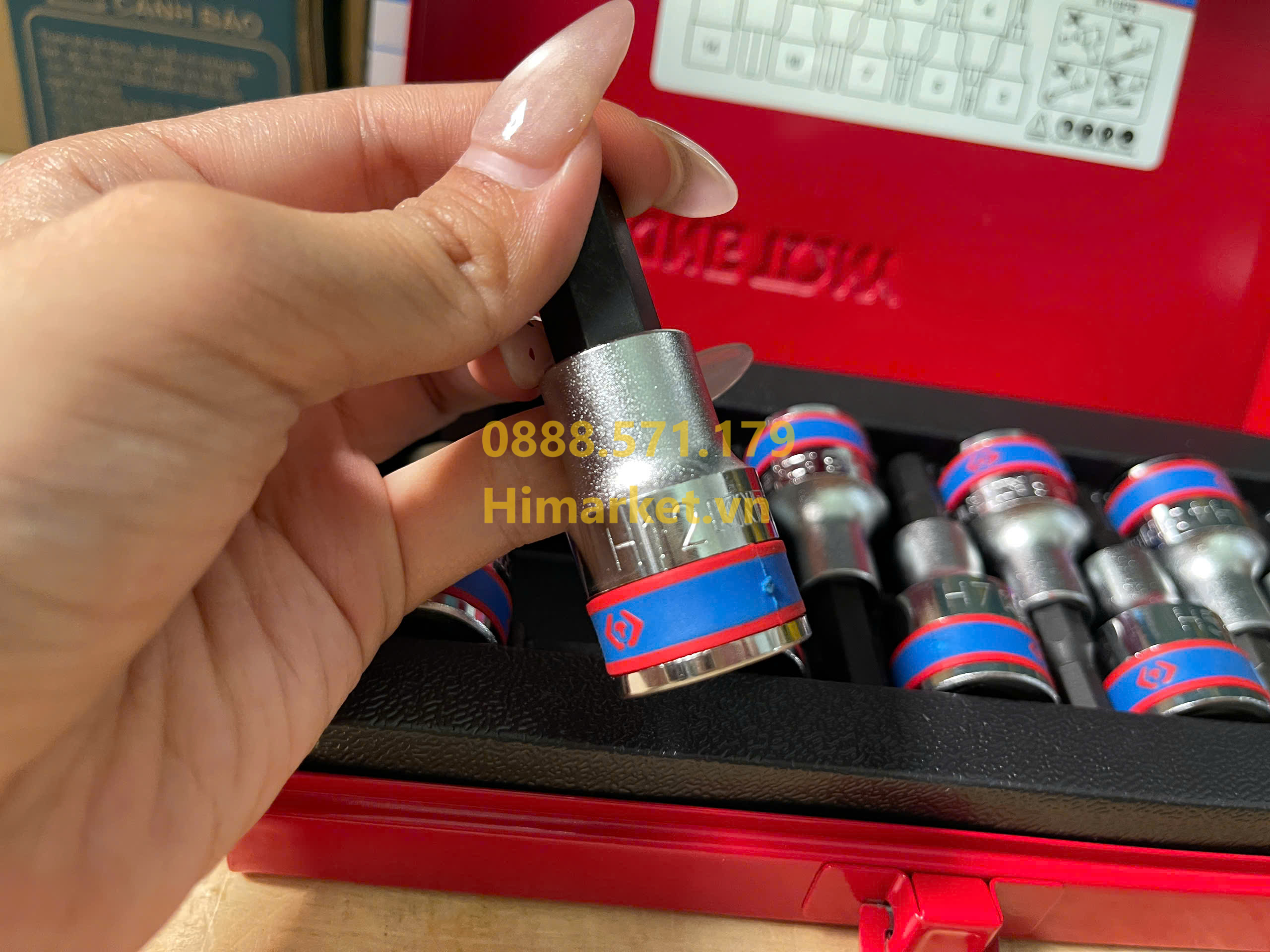 Bộ đầu tuýp lục giác Kingtony 4110PR chính hãng