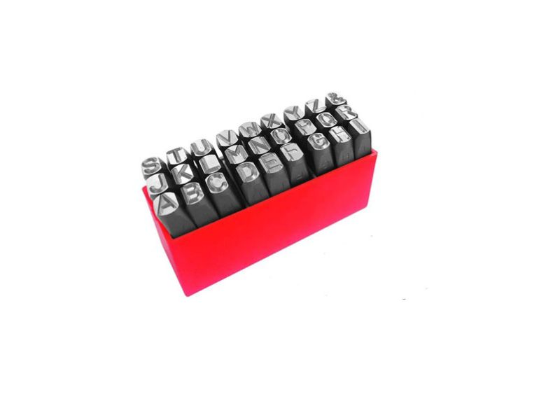 Bộ đóng chữ ngược 8mm TOP YC-605-8 thép cứng 27 ký tự