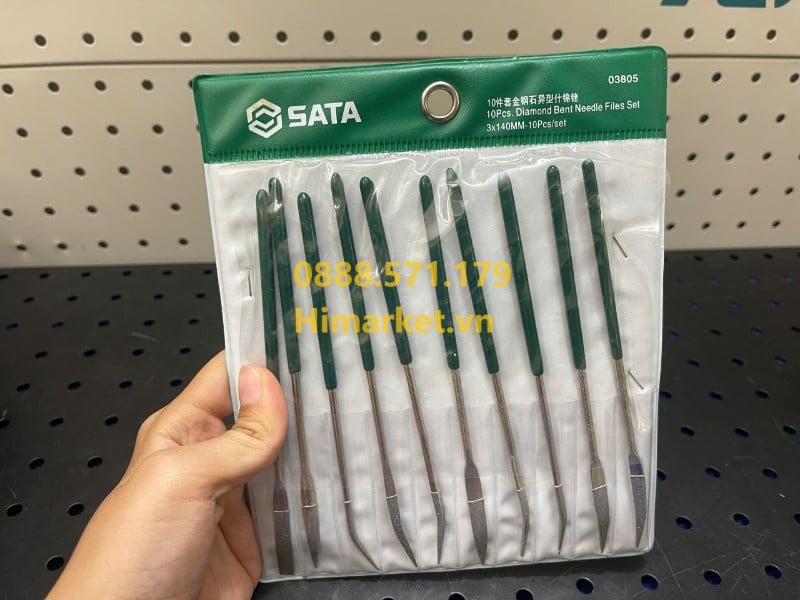 Vỉ đựng bộ dũa kim cương SATA 03805 tiện dụng