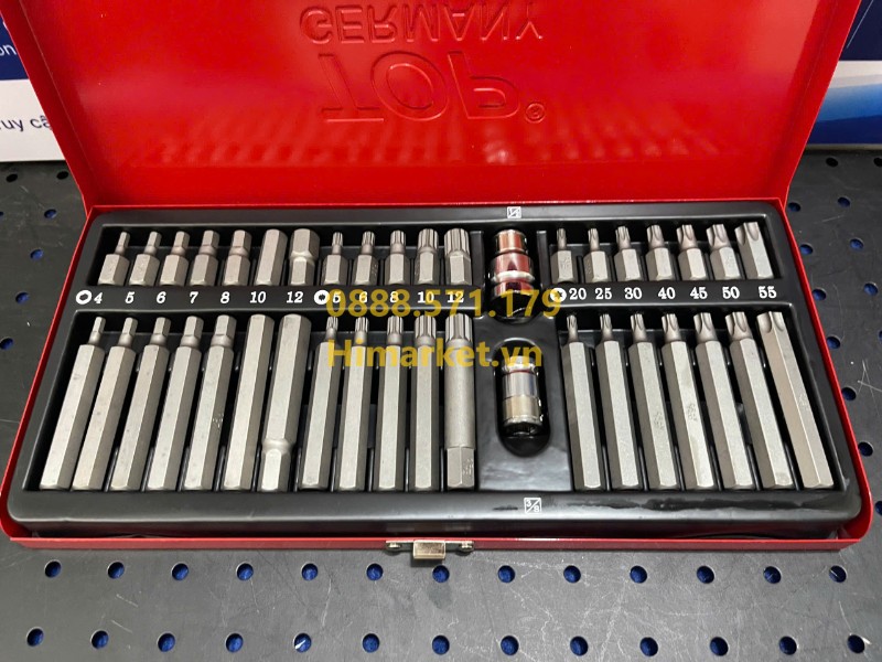 Đầu típ chuyển đổi linh hoạt cho cần siết 1/2 và 3/8