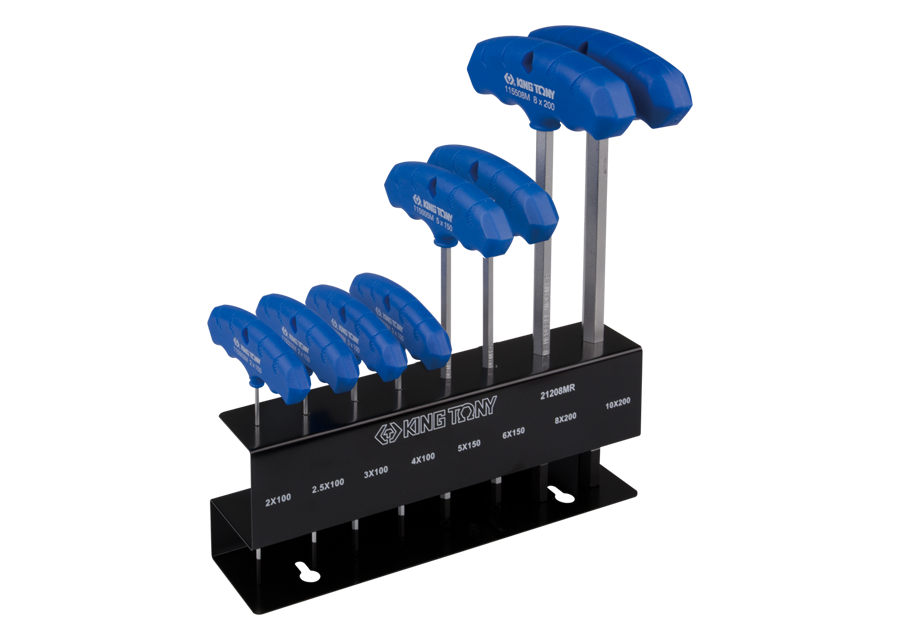 Bộ lục giác bi chữ T 8 chi tiết Kingtony 21208MR chính hãng