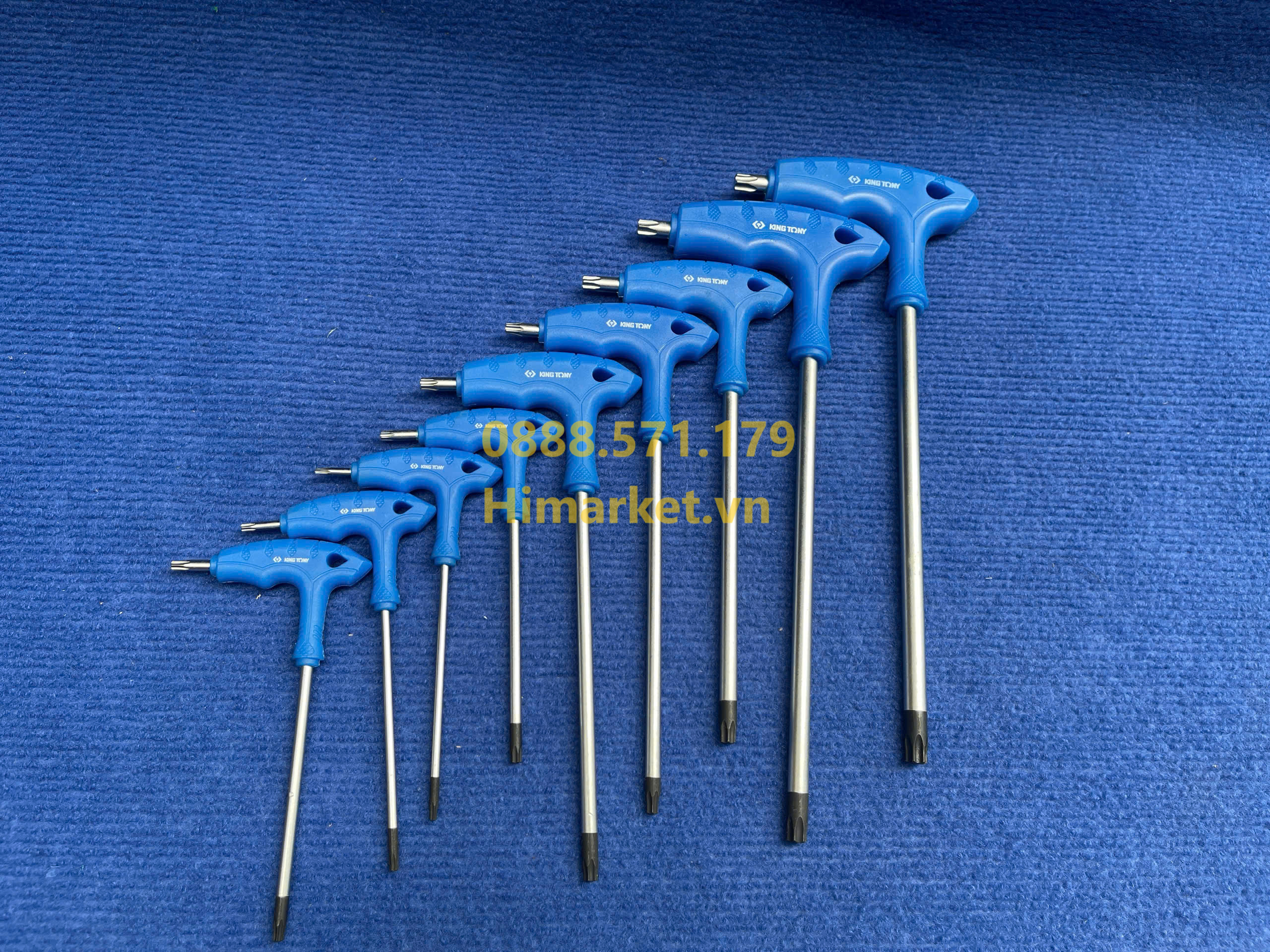 Bộ lục giác sao Kingtony 22319TR có đế sắt treo tường
