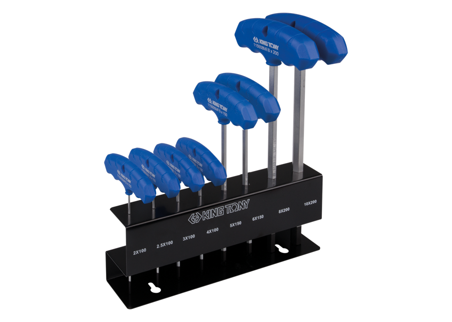 Bộ lục giác đầu bi cán chữ T Kingtony 21108MR chính hãng