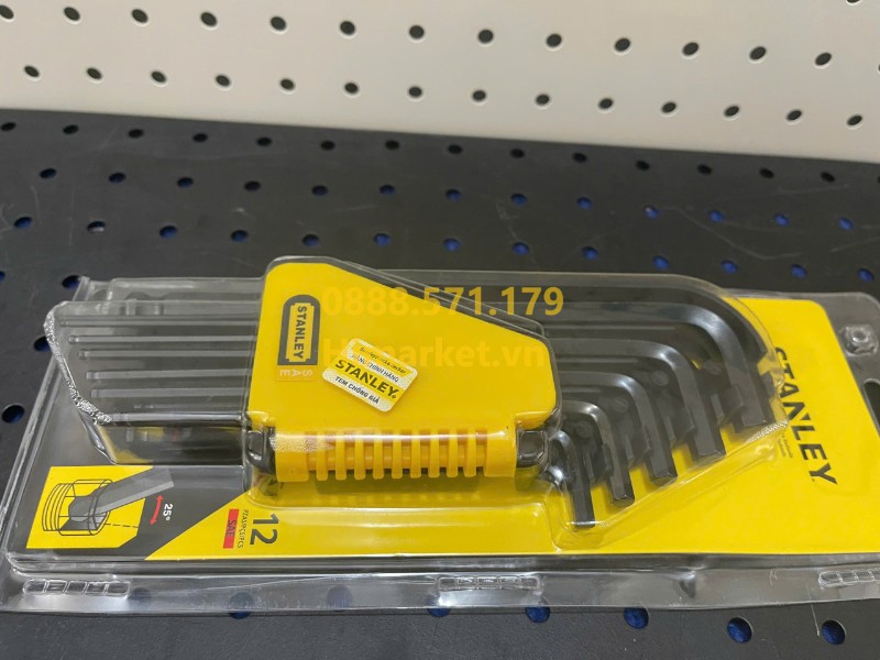 Bộ lục giác hệ inch 12 chi tiết Stanley 69-257 chính hãng