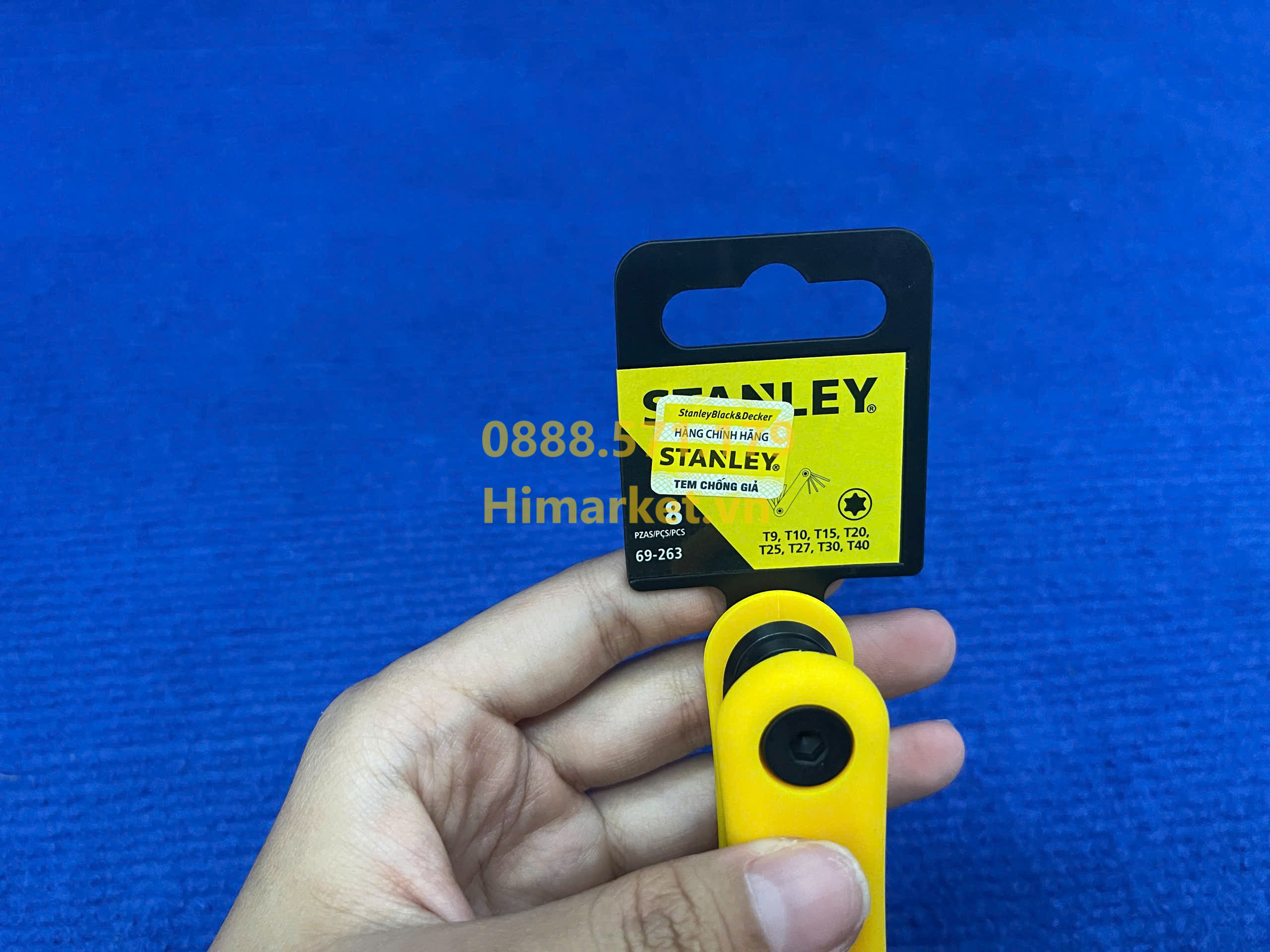 Bộ lục giác sao Stanley 69-263 8 cây