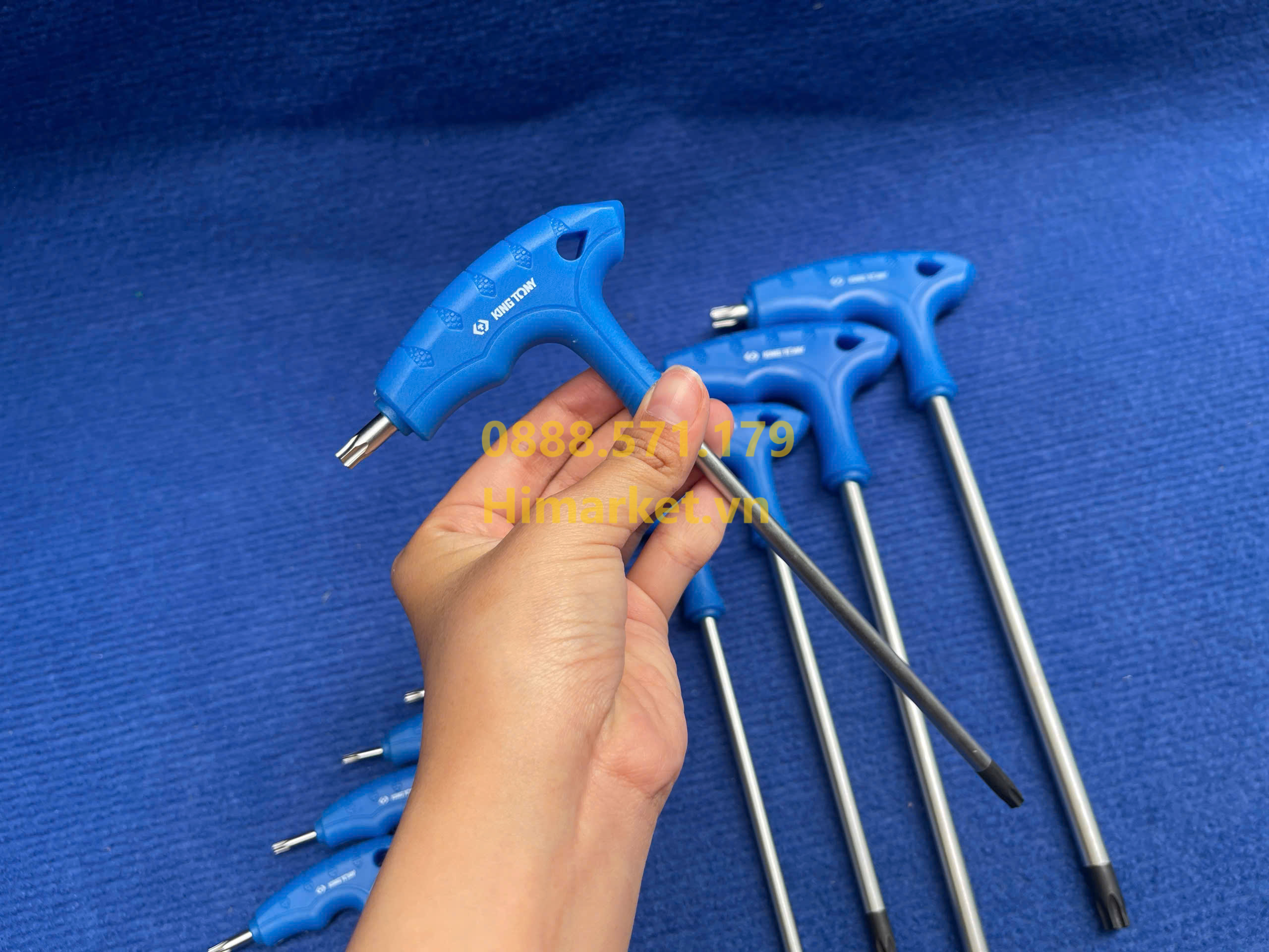Chi tiết 9 cây lục giác sao Torx Kingtony