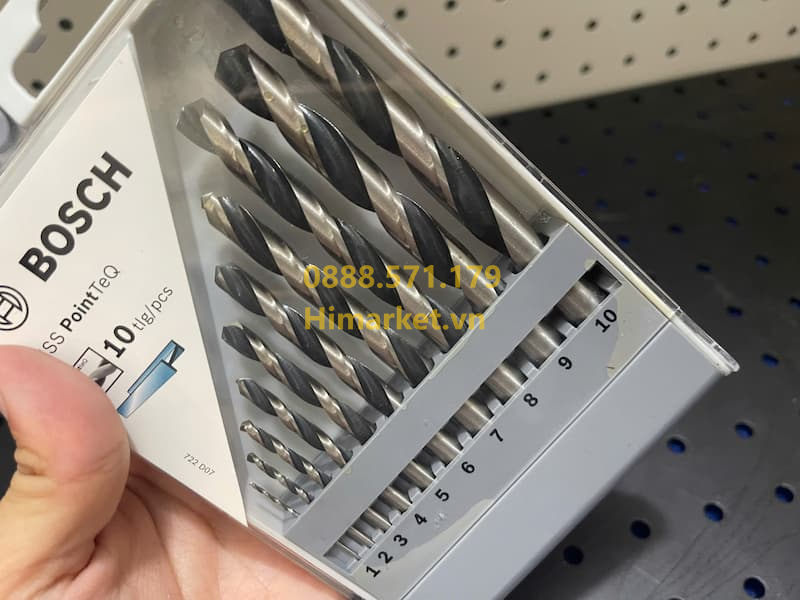 Bộ mũi khoan kim loại Bosch 2608577348 đa năng