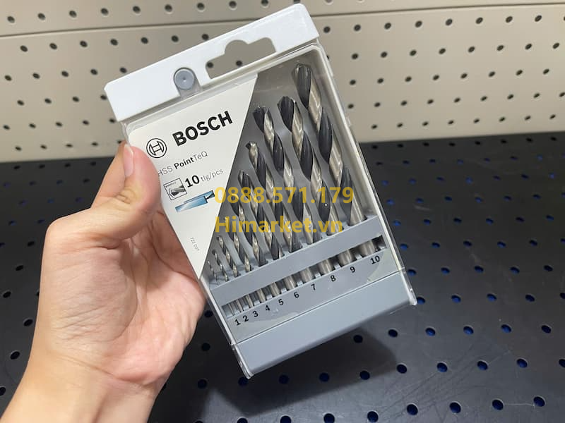 Bộ mũi khoan sắt đa năng Bosch 2608577348 chính hãng