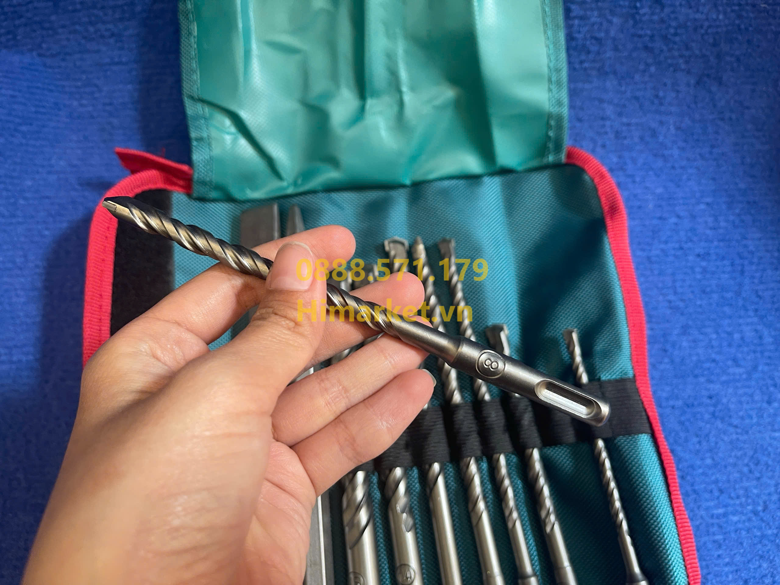 Bộ mũi khoan đục 10 chi tiết